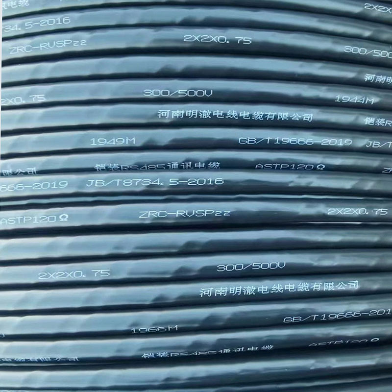 Astp120Ω National Standard All-Copper Armored Rs485 Communication Line Can Bus Rvsp22 Shielded Twisted Pair Astp