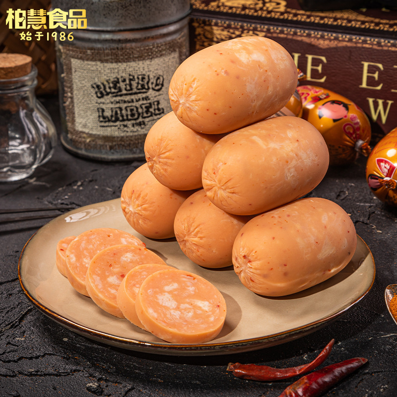 Baihui food sausage 85gQ fun qq sausage ham sausage net red food mushroom cumin flavor children's snack