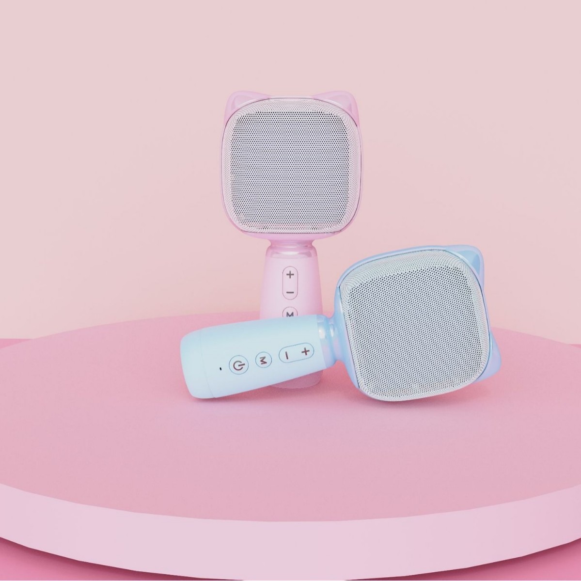 Customized Microphone Bluetooth Audio Karaoke Wireless All-In-One Home Ktv Set Kidsren's Singing Karaoke Double Point