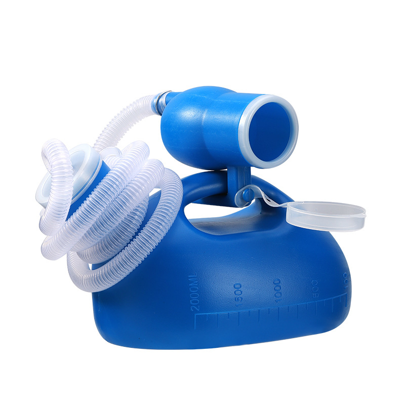 Уринал 2000 мл, мужской, утолщенный, портативный, большой объем, ночной горшок для пожилых, уринал для неподвижных