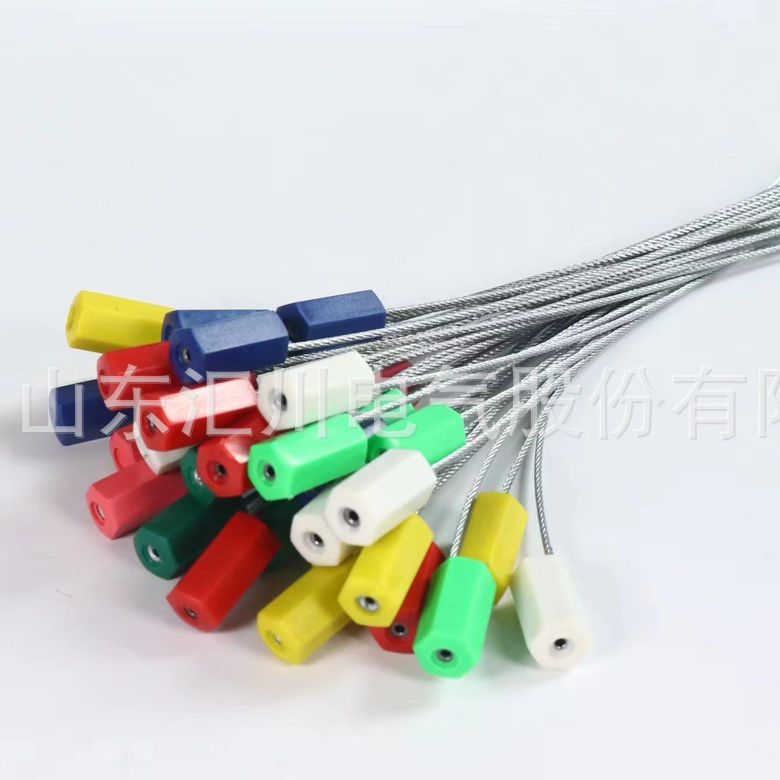Disposable steel wire lead seal container logistics coal truck blockade steel wire lead seal six edge blockade lead seal