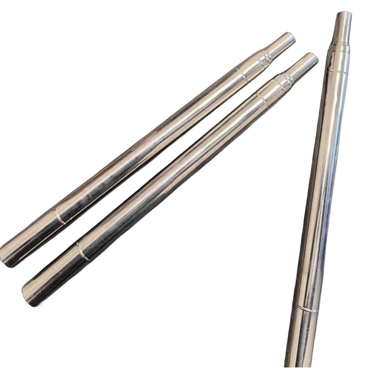 Stainless steel round tube telescopic rod factory direct sale all kinds of groove rod selfie rod wedding advertising gift rod processing
