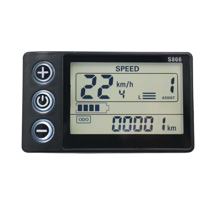 Factory Direct Smart LCD screen LCD-S866 lithium battery two-wheel three-wheel electric bicycle dashboard display
