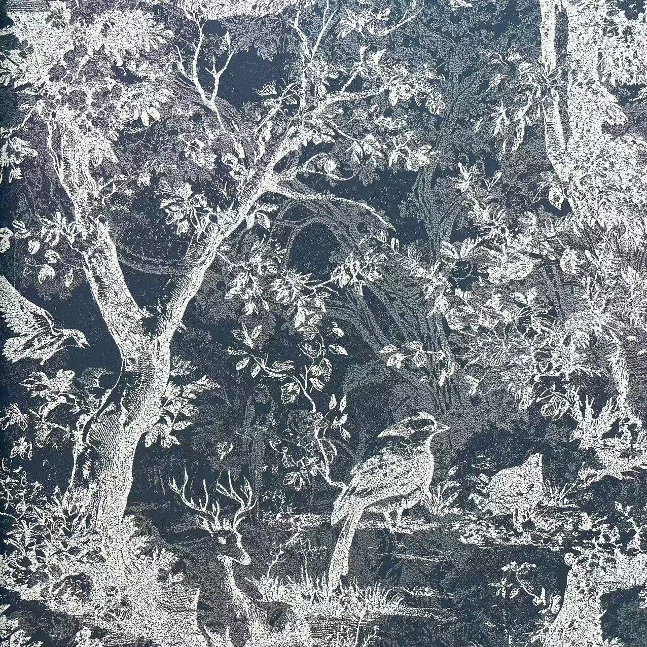 New Chinese Style Retro Song Aesthetic Wall Covering Factory Direct Sales Art Paint Wall Covering Whole House Bedroom Living Room Background Wall