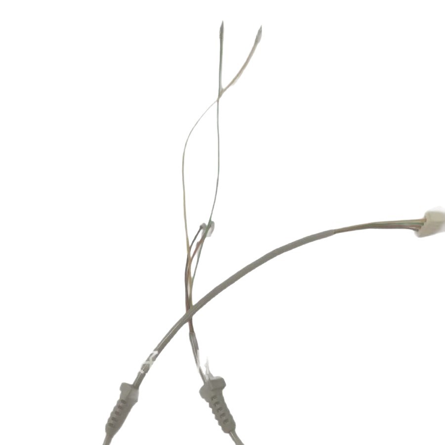 Source Factory Produces Spring Telephone Line Retractable Doorbell Connection Line Environmentally Friendly 4-Core Copper Core Communication Stretch Line