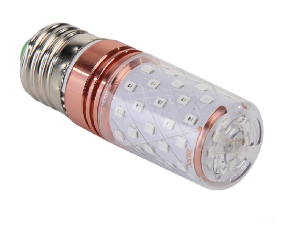 LED лампочка E27, кукурузная лампа, мощная модель E27, ультрафиолетовая лампа 60LED 220V