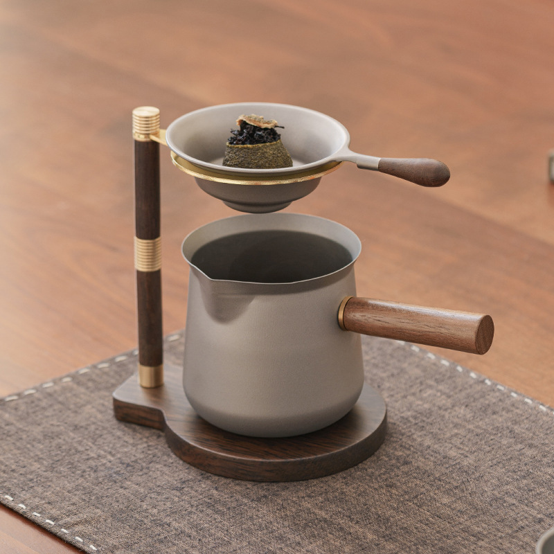 Новая модель 2025 года, чайник из чистого титана, специальный чайник для зеленого мандарина, высококачественный фильтр для чая