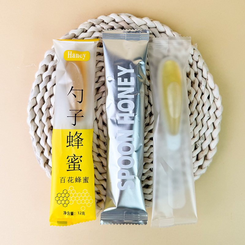 Spoonful of Honey, 12g of Wildflower Honey, Native Honey, Linden Tree Honey, Individually Packaged, Portable Small Spoon, Linden Tree Honey Source