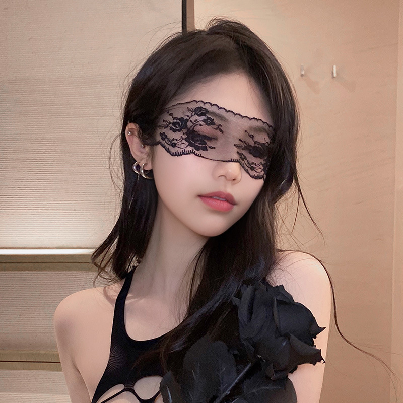Sexy Lace Fun Accessories Bar Night Club Flirting Atmosphere Abstinence Elegant Shading Pattern Decorative Eye Mask