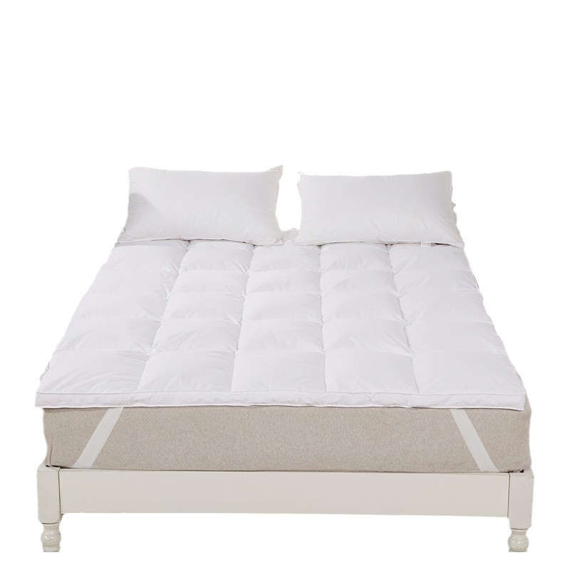 White Goose Down Mattress Feather Cushion Thickened Warm Five-star Hotel Bed Mattress Student Stay Tatami Mattress