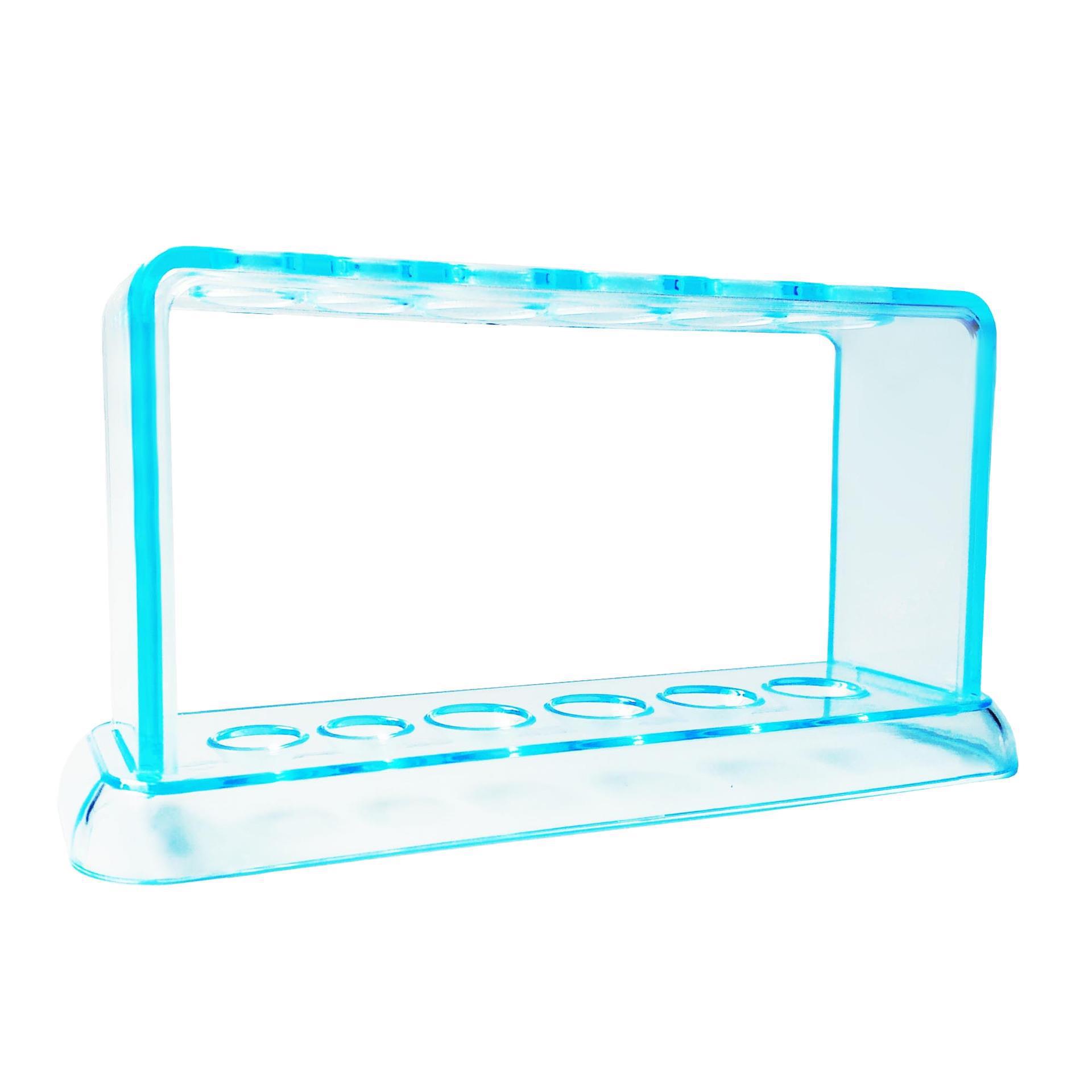 6-Hole Plastic Test Tube Rack, Kidsren's Chemistry Experiment Accessories, Scientific Experiment Auxiliary Equipment, Assembleable Test Tube Rack