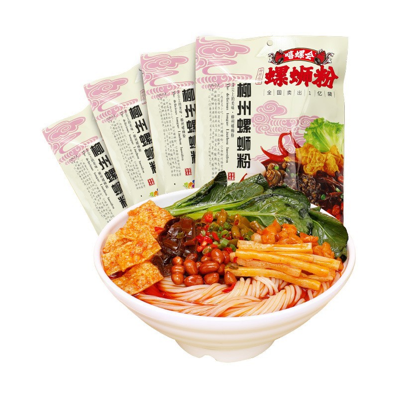 Xi Luo Hui snail powder 300g1 bag classic original flavor Liuzhou authentic snail powder Guangxi specialty sour and spicy screws