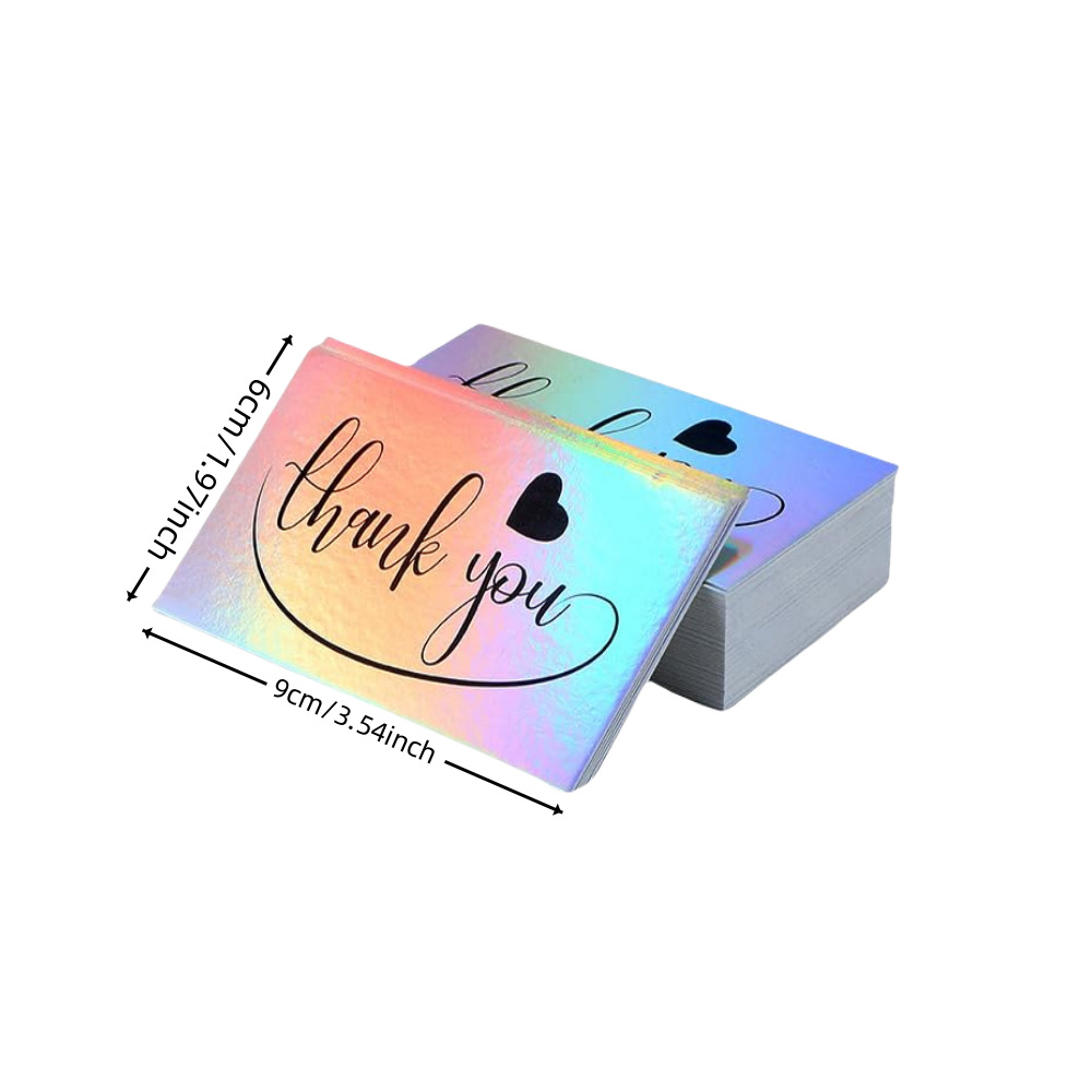 Cross-border explosions all kinds of paper tag in stock wholesale Thankyou card packaging listing label gift thank you card