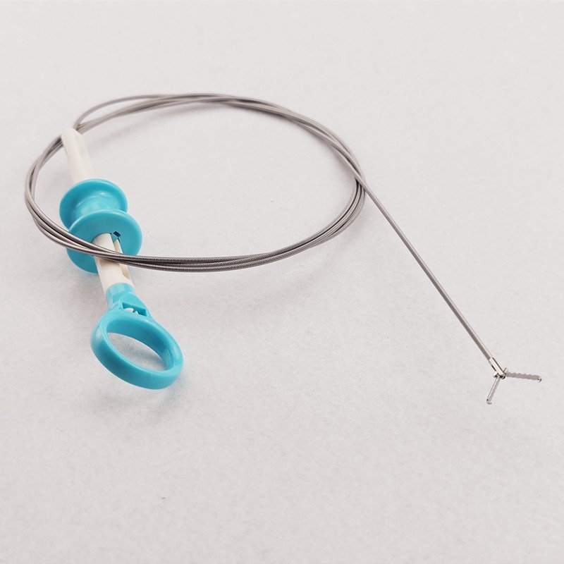 Зажим для инородных тел с сетчатой корзиной и зубцами для гастроэнтерологии и бронхоскопии