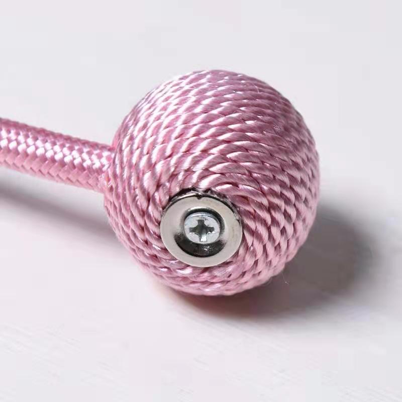 Cross-border in stock Curtain Buckle Creative Headphone Curtain Accessories Magnetic Buckle Binding Rope Simple Punch-free Curtain Strap