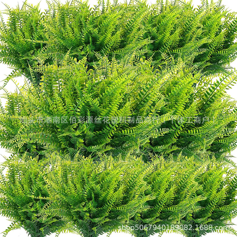 Перекрестная искусственная персидская трава, ветка анчоуса, декор для дома, настоящие зеленые растения