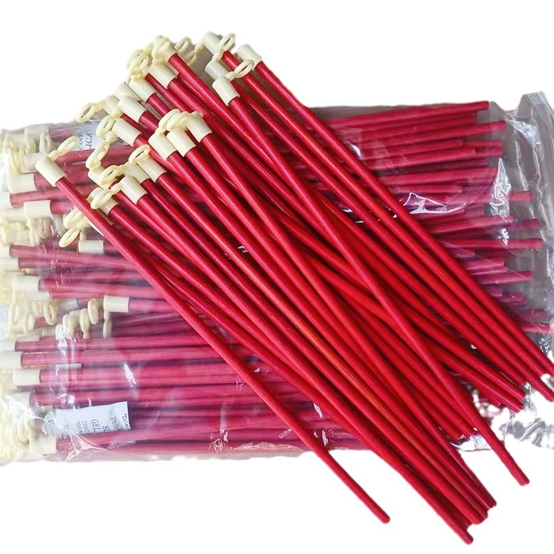 Portable pole 6mm bamboo material perforated hook handle lantern fan handmade lantern pole diy accessories factory