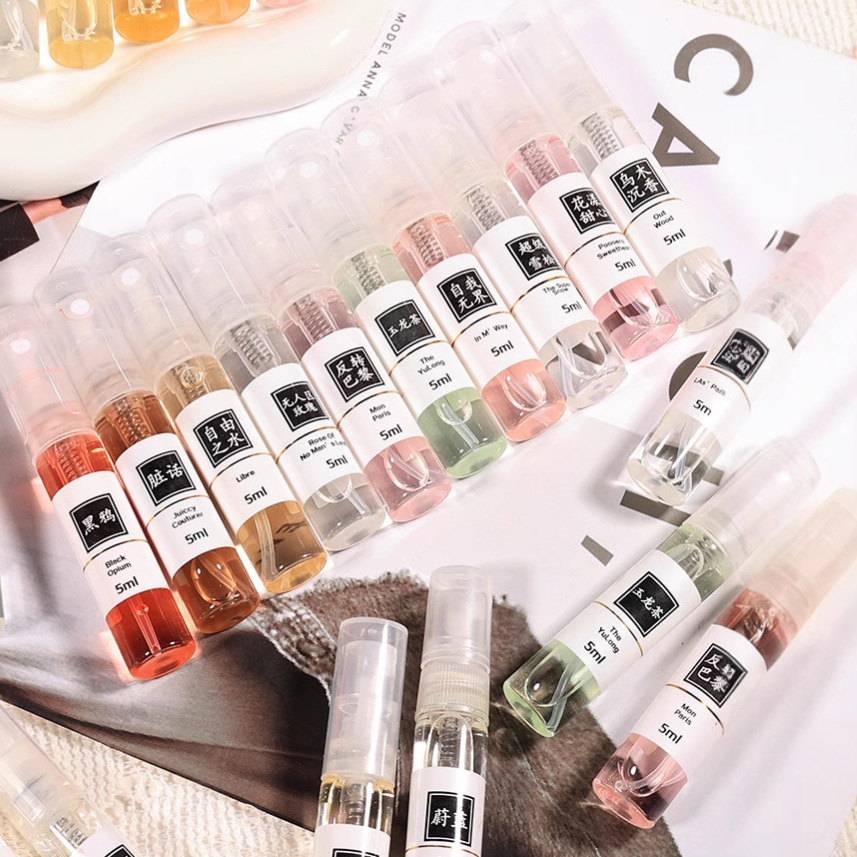 Live explosions 5ml black crow reverse men's and women's perfume samples wholesale lasting eau de toilette test pack