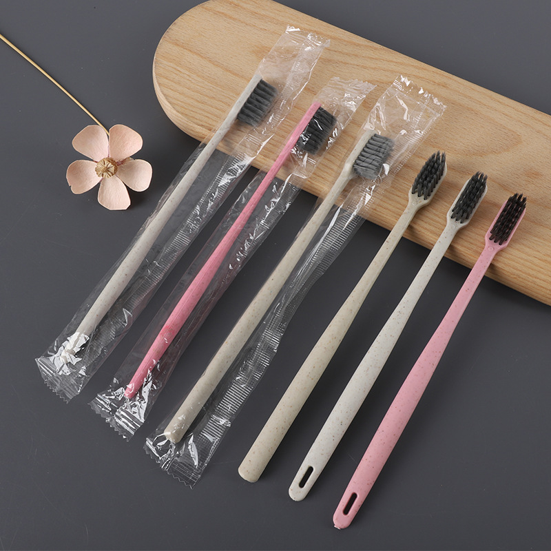 Hotel Disposable Toothbrush Soft Bristles with Toothpaste Hotel Special Toiletries Two-in-one Adult Toothbrush