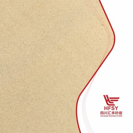 Yellow sandstone sandy medium coarse, noble color, suitable for exterior walls, floor, carving materials, mine direct supply