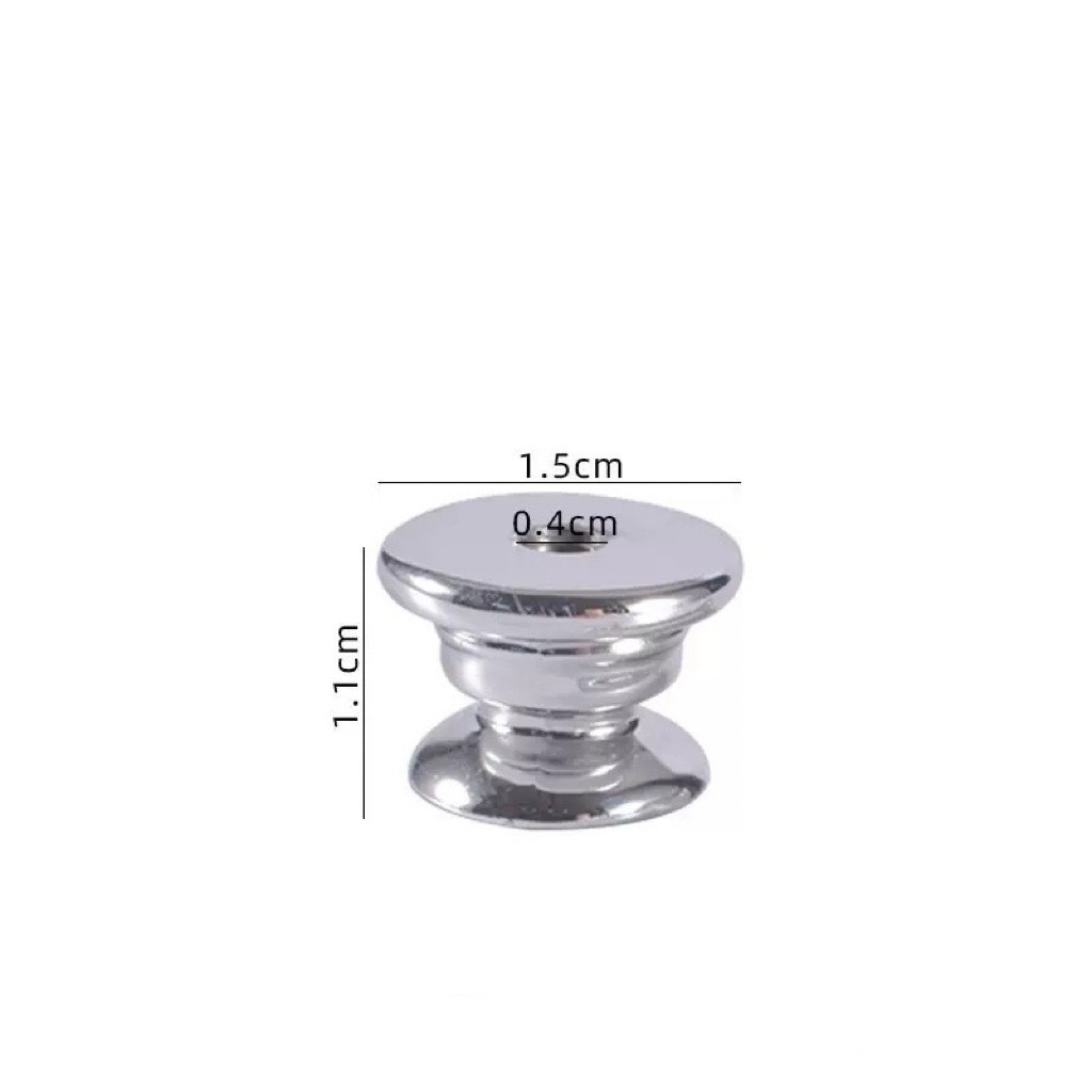✅ Toilet Press Base Accessories Plastic Silver-Plated Small Base Water Tank Flush Button Base