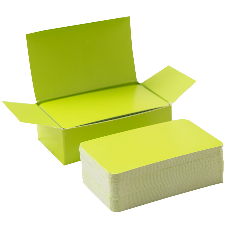 Color Boxed Card English Word Card Thickened Handwritten Memory DIY Hand-painted Self-made Literacy Memo Hard Cardboard