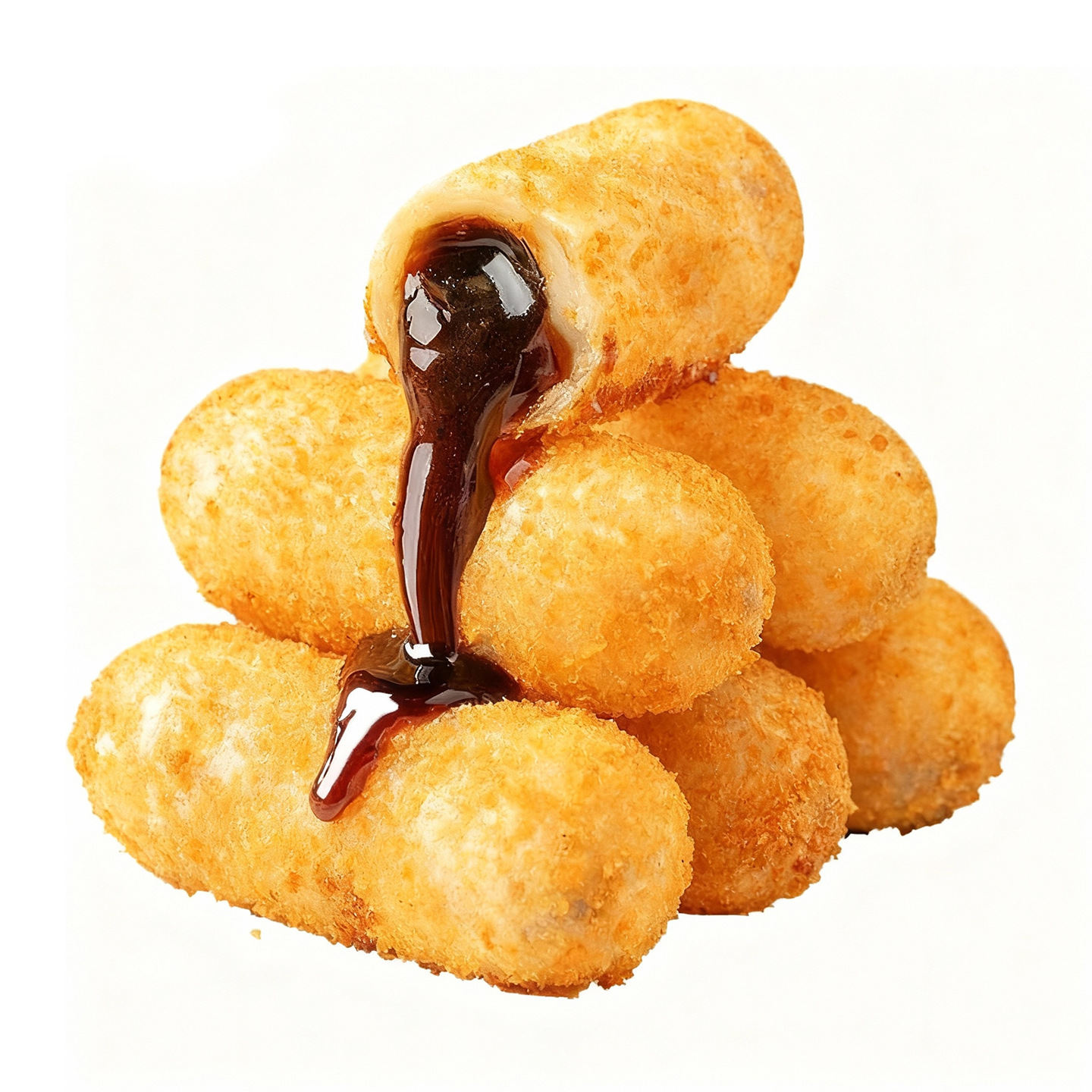 Glutinous Rice with Molten Red Sugar Filling, Customized Hot Pot Chinese Food, Fried Snacks, Breakfast Semi-Finished Rice Cakes Wholesale