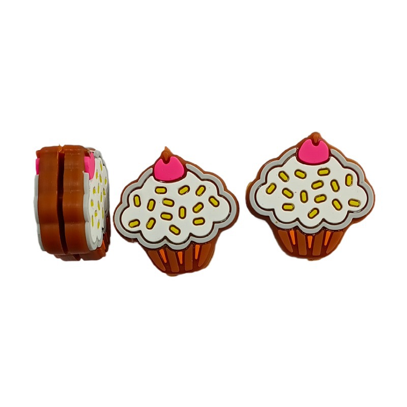 New spot hamburger pizza cake cookie shock absorber tennis racket shock absorber silicone personality shock absorber