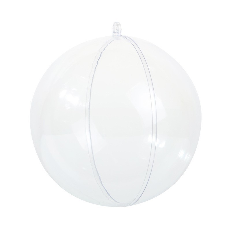 2.5-40cm Hollow Transparent Ball Acrylic Plastic Round Ball Can Be Opened and Closed Ps Christmas Ball Decoration Festival