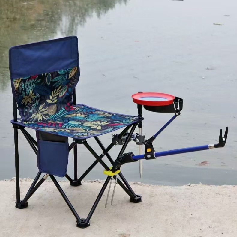 Manufacturer Lightweight Outdoor Fishing Chair Folding Turret Small Chair Fishing Chair Stool Portable Simple Fishing Camping Stool