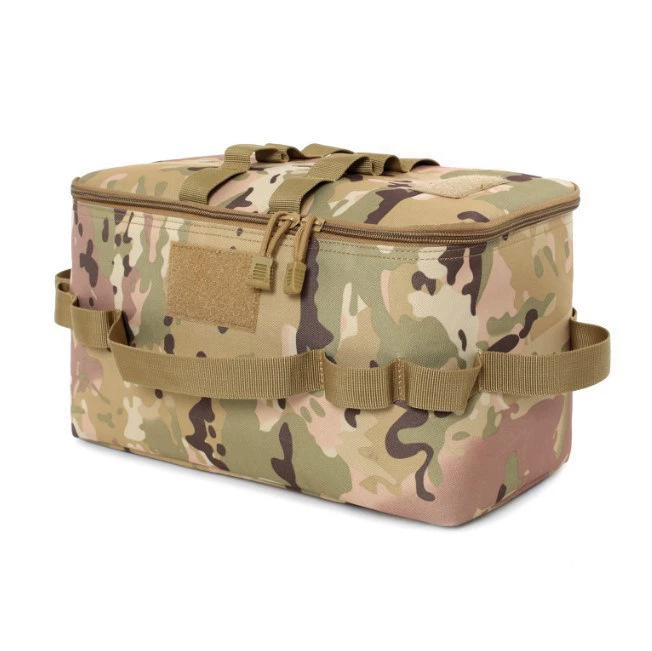Cross-Border Camping Style Picnic Bag Outdoor Supplies Storage Bag Foldableable Multi-Purpose Tactical Tote Bag Picnic Bag Large
