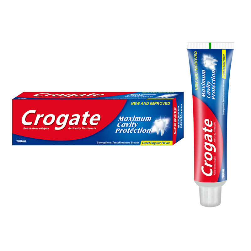Crogate English Version Toothpaste 150g Toothpaste Fresh Breath Gentle Care Toothpaste Gum Protection Fresh Breath Cross
