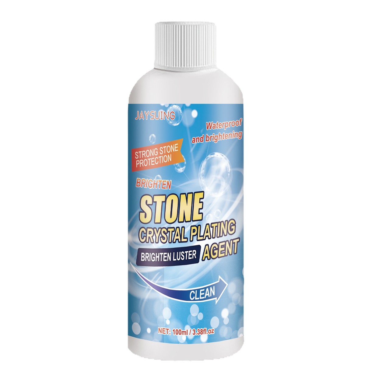 Jaysuing stone crystal plating agent scratch repair kitchen quartz stone tile table top cleaning stain brightener
