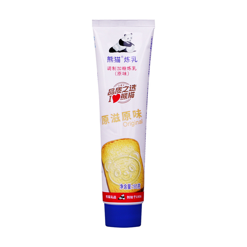 Panda condensed milk 185g seasoning Condensed Milk Egg spoon liquid coffee milk tea bread household small package dessert baking raw materials