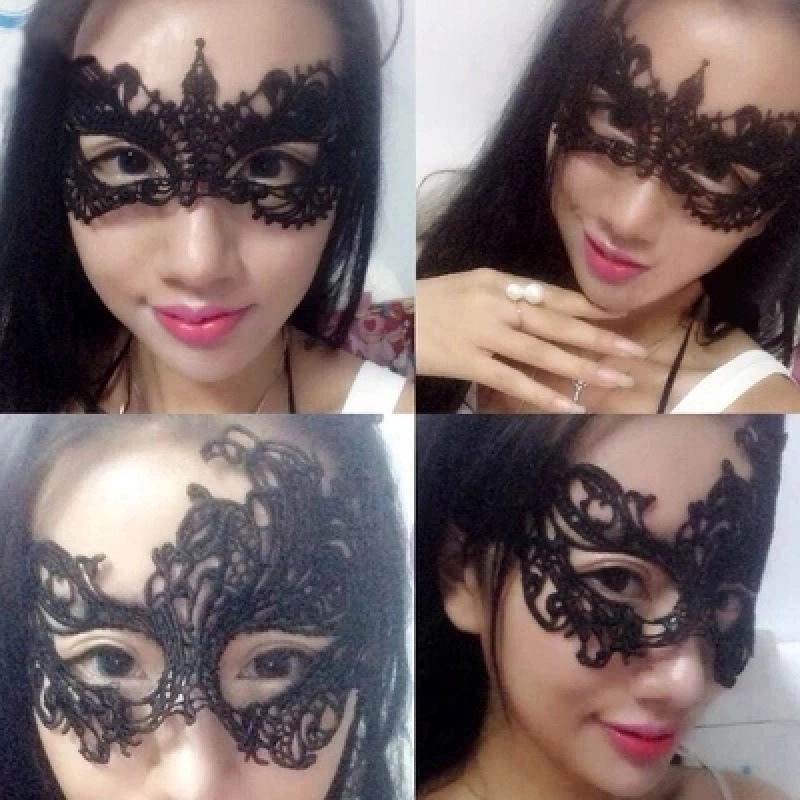 Lace hollow eye mask Princess Cat nightclub queen party sexy sexy lingerie suit one-piece delivery