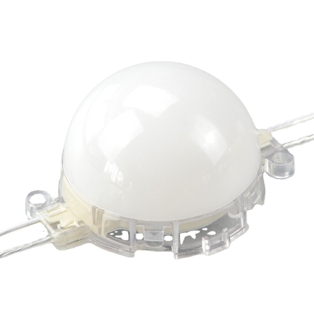 Led Point Light Source 5cm Single Color Always Bright Hemispheric Bulb 24Vled Exterior Wall Decorative Light Door Hair Plaque