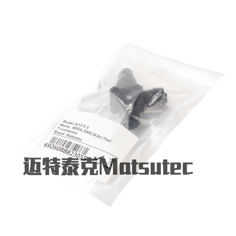 Nmea 2000 T-Сonnector 3Port 5Pin M12 Thread Ip67 Waterproof Nmea 2000 (