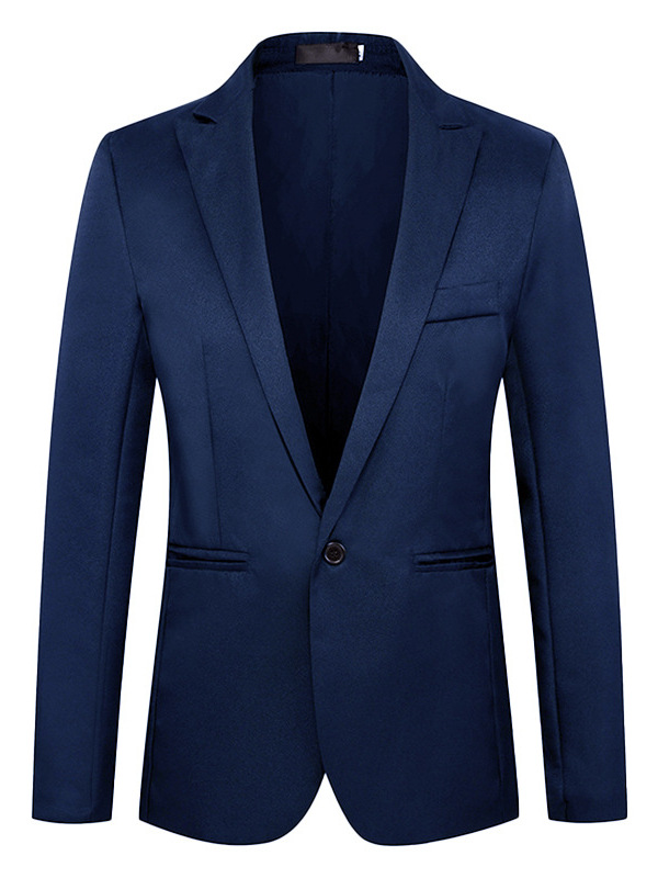 Cross-Border Foreign Trade Suits Wholesale Fashion Commuting Men's Business Casual Suits Slim Small Suit Jackets Groomsmen Suits