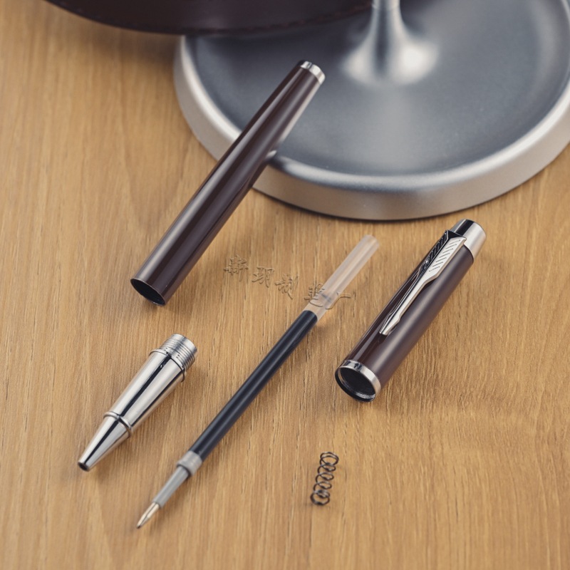 Cross-border wholesale black metal signature pen ball pen business advertising gifts neutral pen can process logo