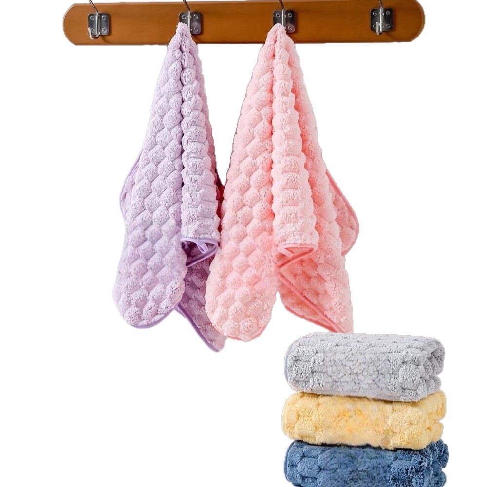 Towel Cloud Velvet Face Wash 7A Antibacterial, Anti-Mite, Soft, Breathable and Absorbent Household Thickeneded Face Towel, Soft and Waxy