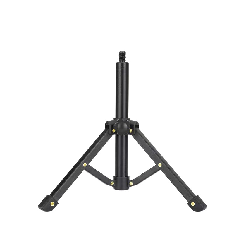Microphone Desktop Stand Metal Foldable Tripod Simple Microphone Shock Mount Live Streaming Accessory Gadget Camera