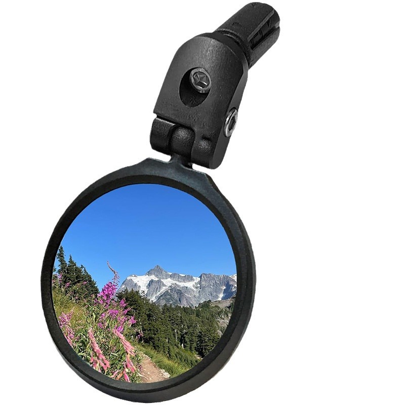 Wholesale bicycle aluminum alloy mirror mountain bike adjustable stainless steel mirror road car folding rearview mirror
