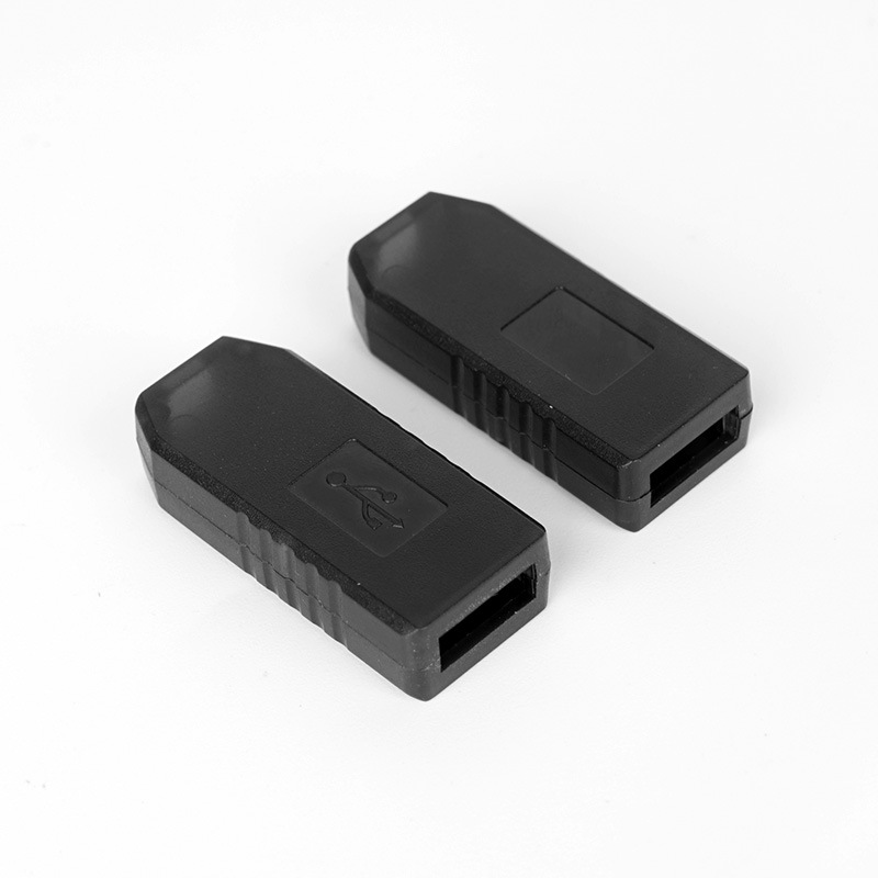 USB Black through Shell PL2303 Lithium Battery Boost / Step-down Shell Transductor Module Shell