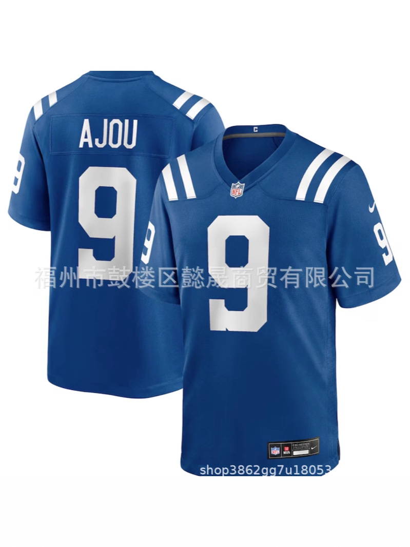 Foreign Trade Nfl Football Uniform Colts 84 # Warr53 # Phillips 38 # Ballentine2025 New Style
