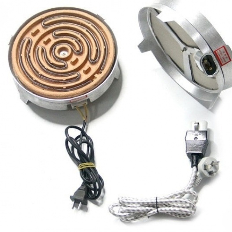 Thickened Aluminum Shell Electric Stove Wire, Large and Small Electric Heating Wire, Household Fixed Old-Fashioned Plate Stove, Heating Tea Stove Plate Electric Stove