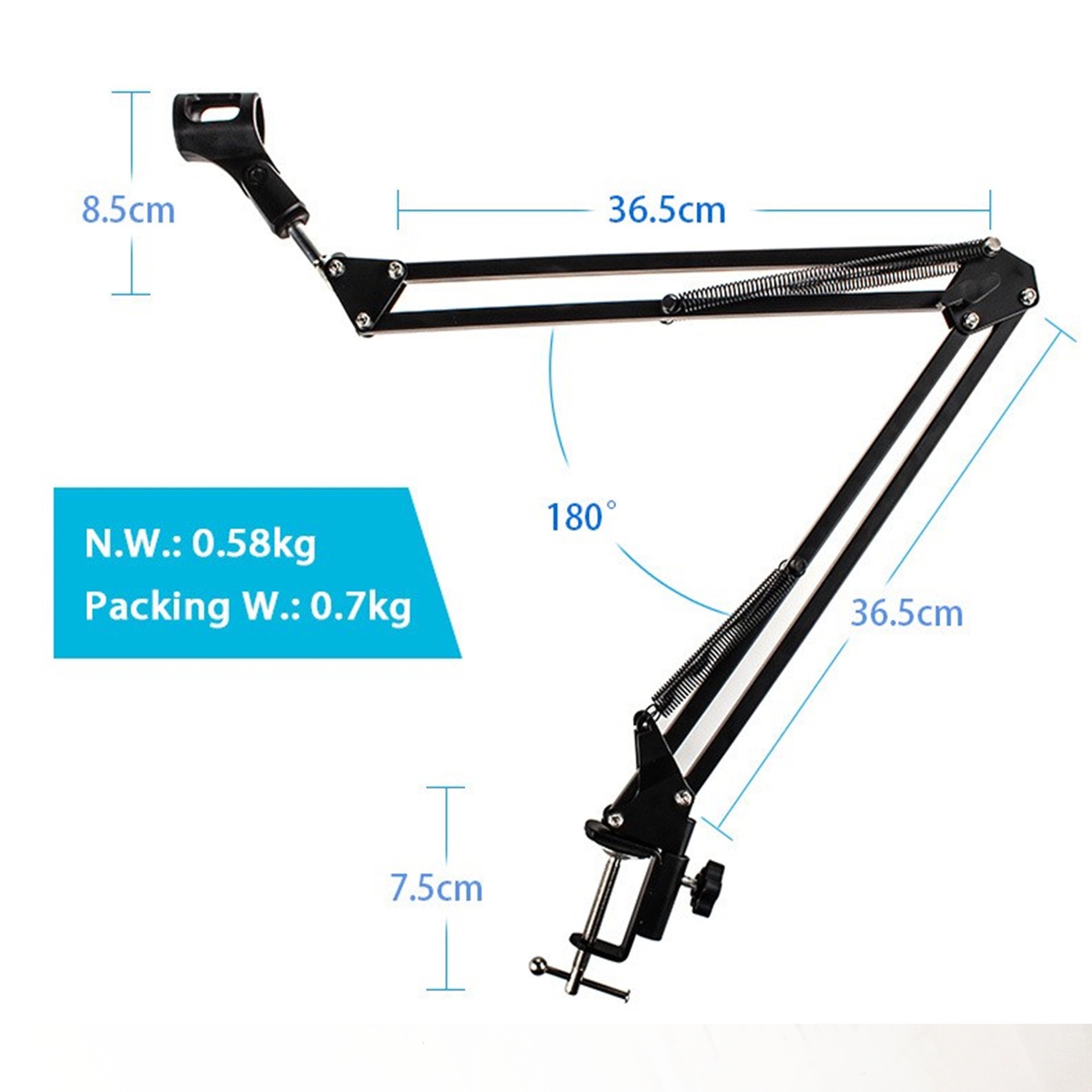 Factory Direct Sales Nb35 Cantilever Stand Microphone Lazy Stand Live Broadcast Desktop All-Purpose Foldableing Stand
