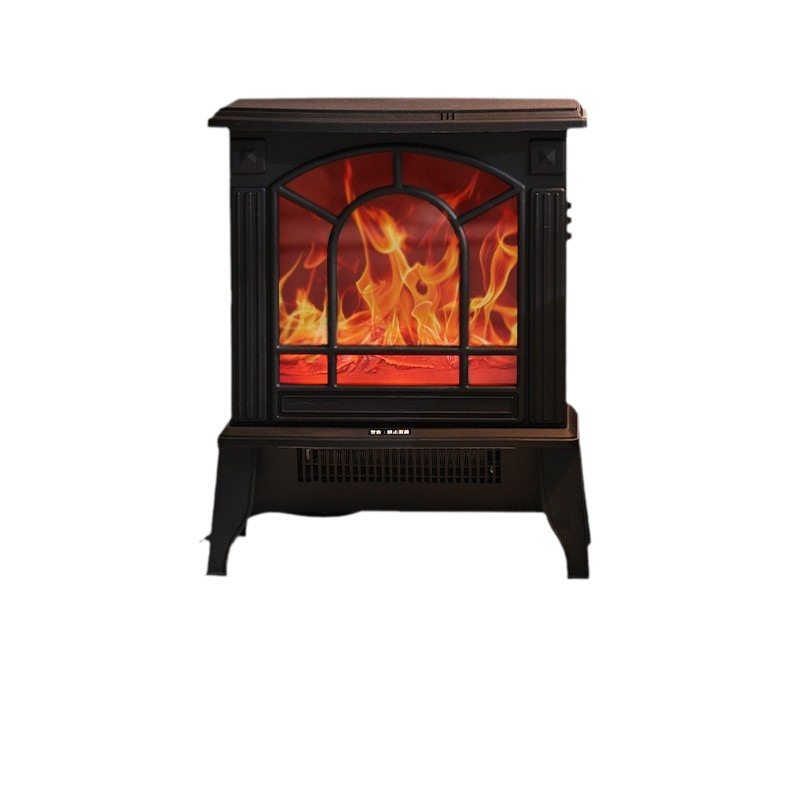 3D Simulated Flame High-Power Electric Fireplace Household Energy-Saving Quick-Heating Heater That Can Be Turned on and Heated Immediately, Adjustable Temperature Electric Heater