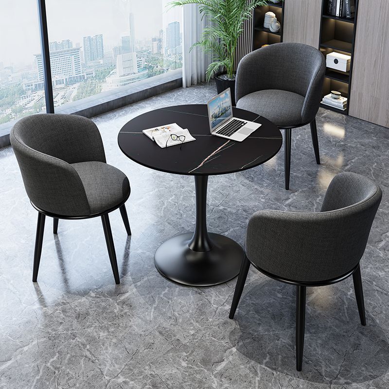 Скандинавский легкий роскошный стол для переговоров и стулья, офисный приемный комплект, балконный стол для отдыха, круглый стол для молочного чая, дом интернет-знаменитости