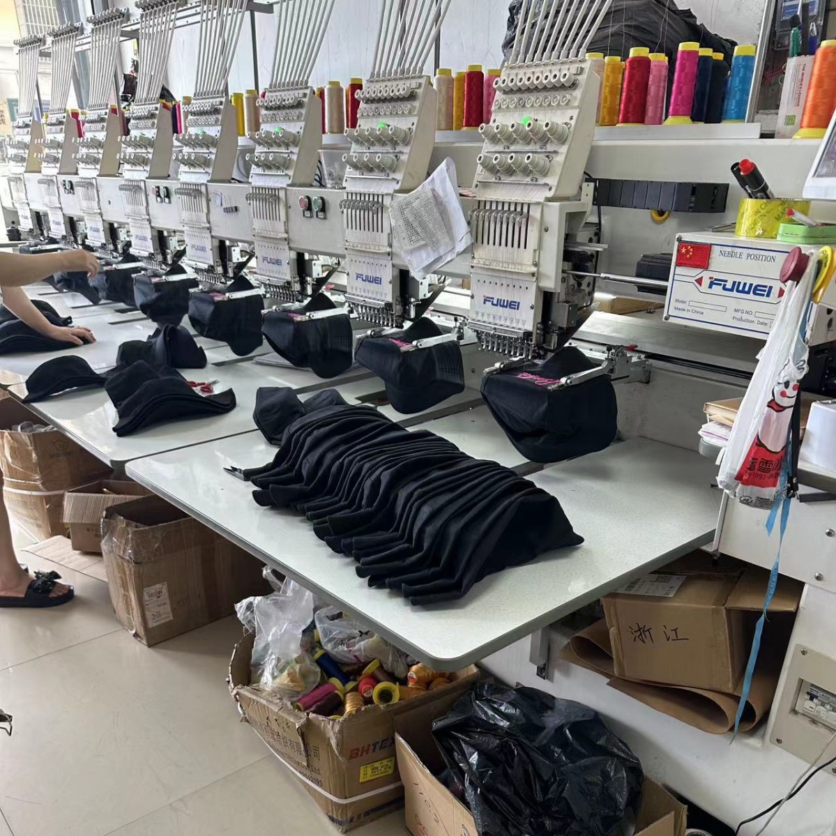 Hat Finished Embroidered T-shirt Processing Clothes Canvas Handbag Baseball Cap Finished Fisherman Hat Knitted Hat Embroidered