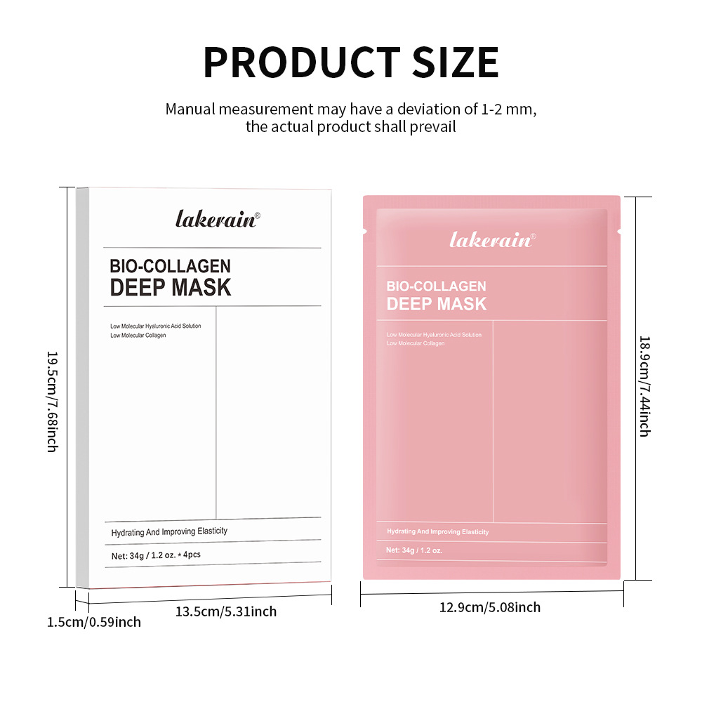 Cross-Border Lakerain Collagen Night Mask Hydrogel Hyaluronic Acid Penetrating Moisturizing Sleep Mask